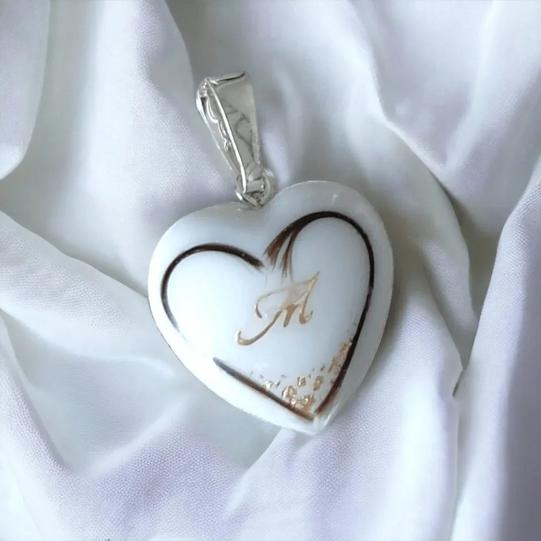 Pendentif Cœur - Cheveux en cœur