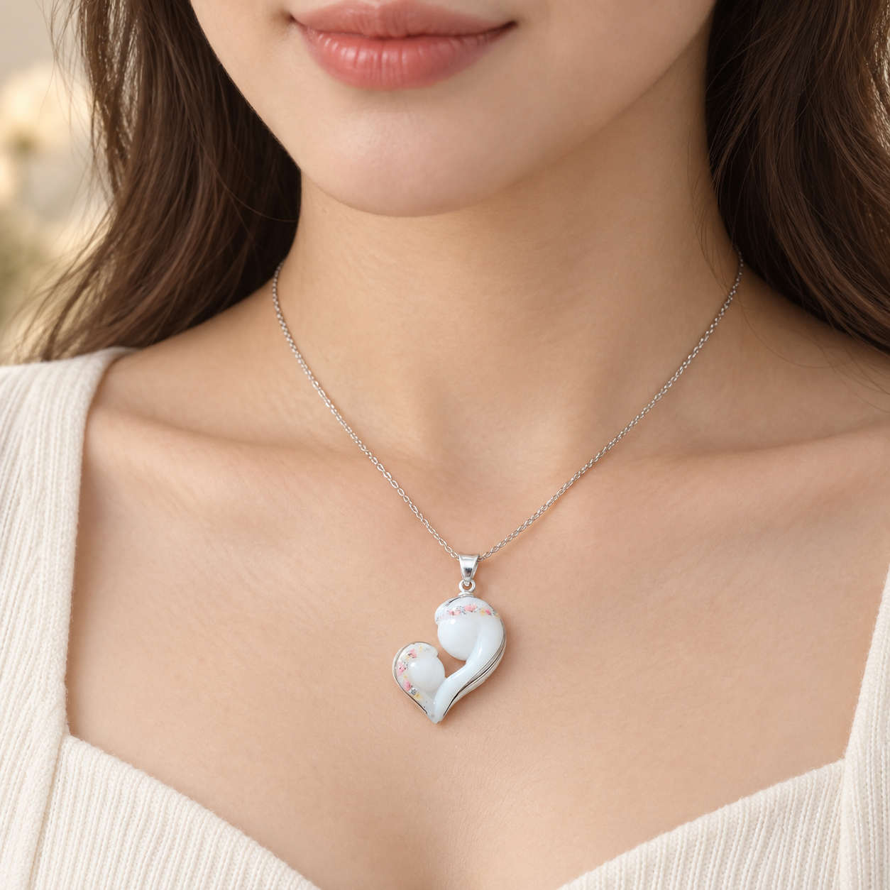 Pendentif Maman Bébé