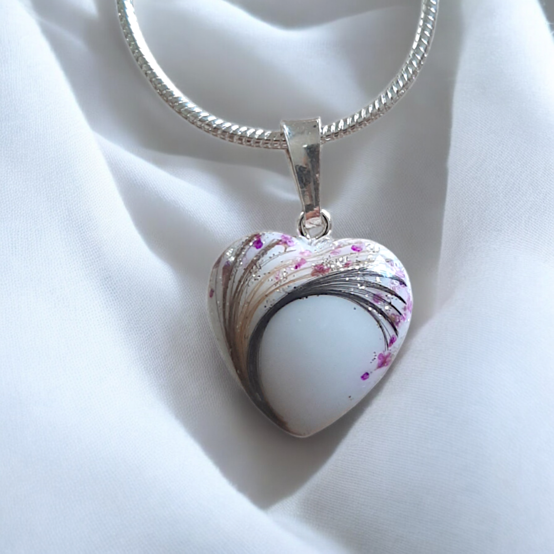 Pendentif Cœur - Arbre penché