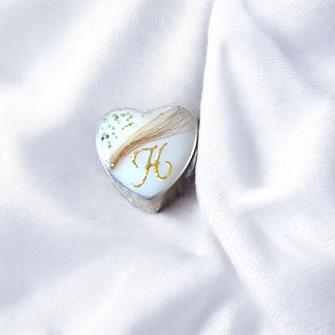 Charm Cœur poils d'animaux