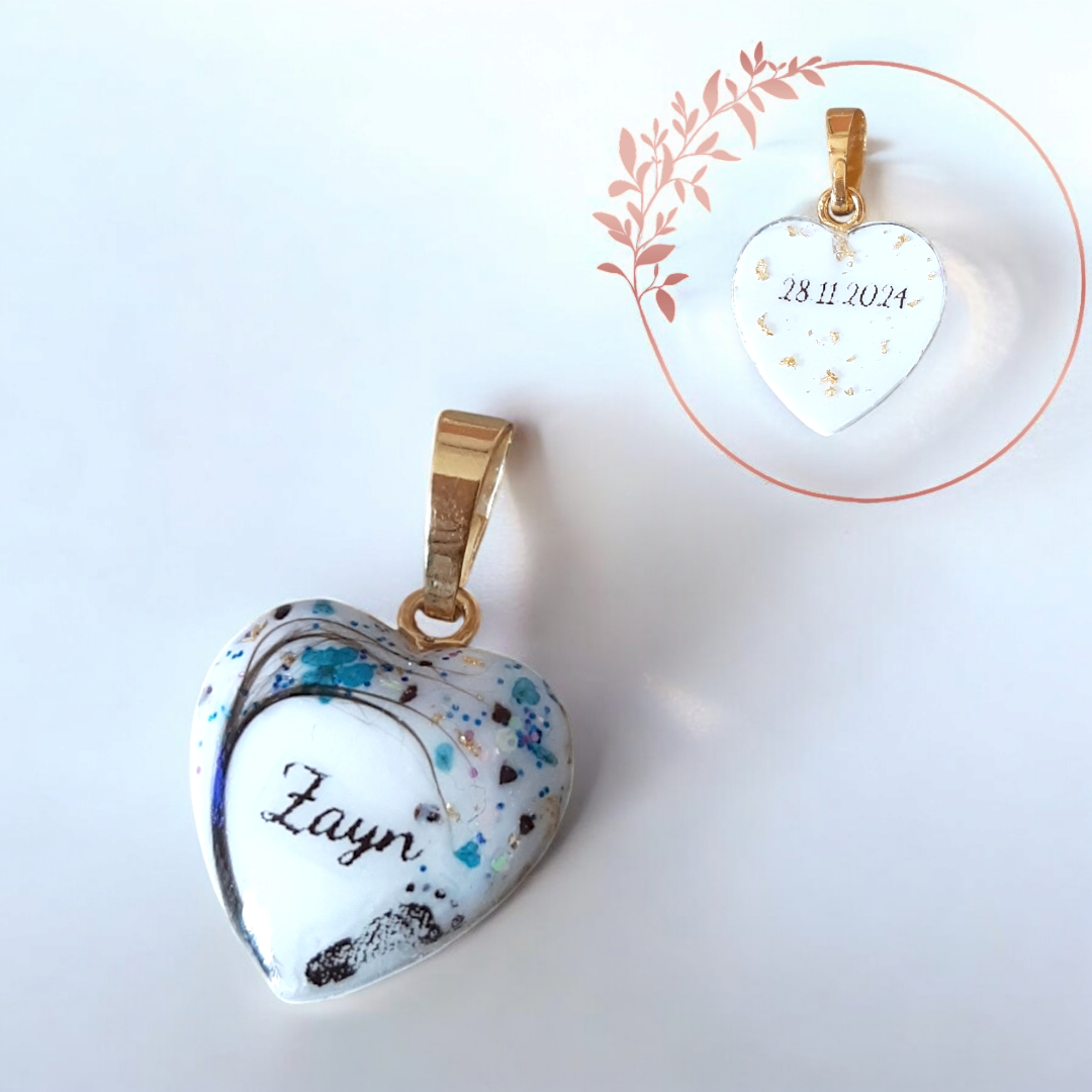 Pendentif Cœur - Arbre penché