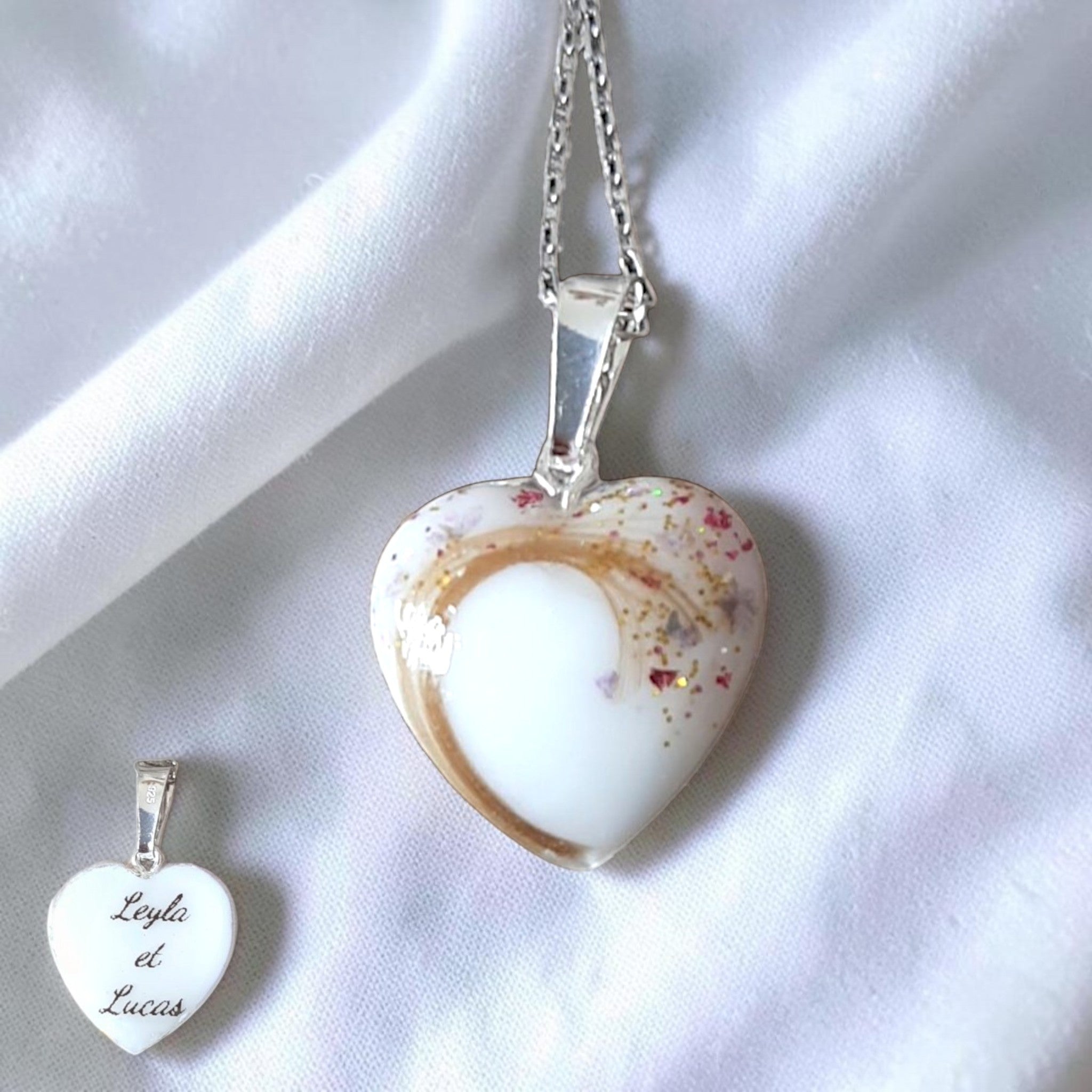 Pendentif Cœur - Arbre penché