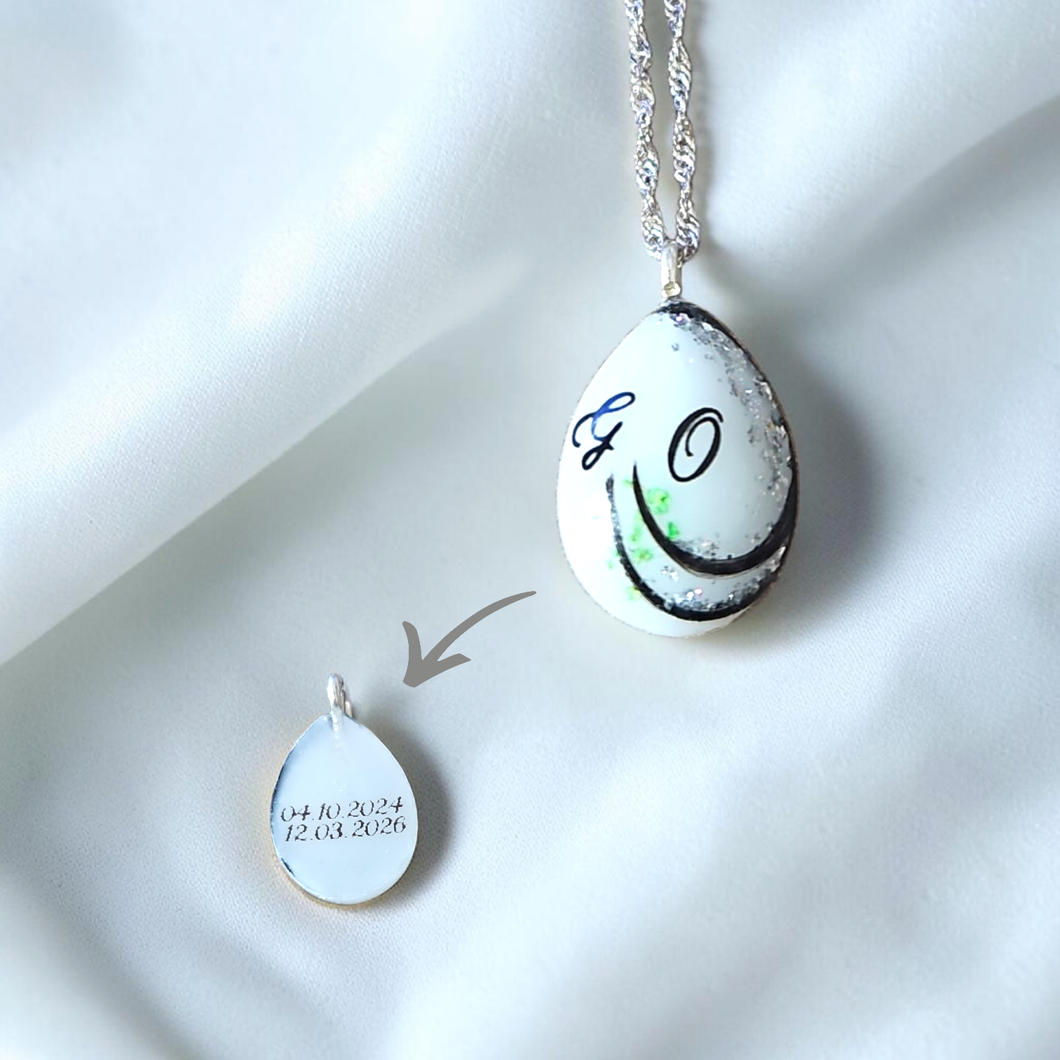 Pendentif Goutte - Ellipse