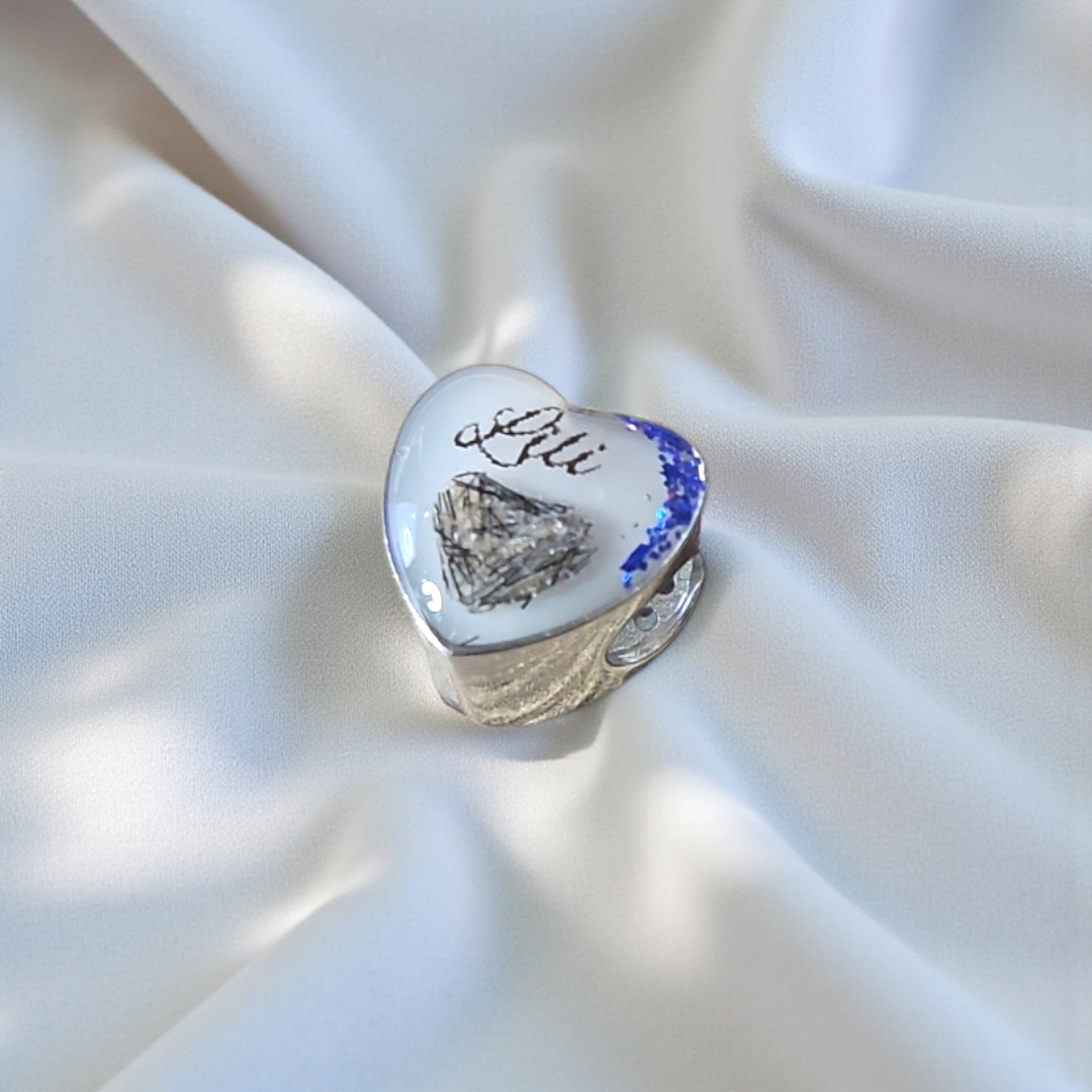 Charm Cœur poils d'animaux