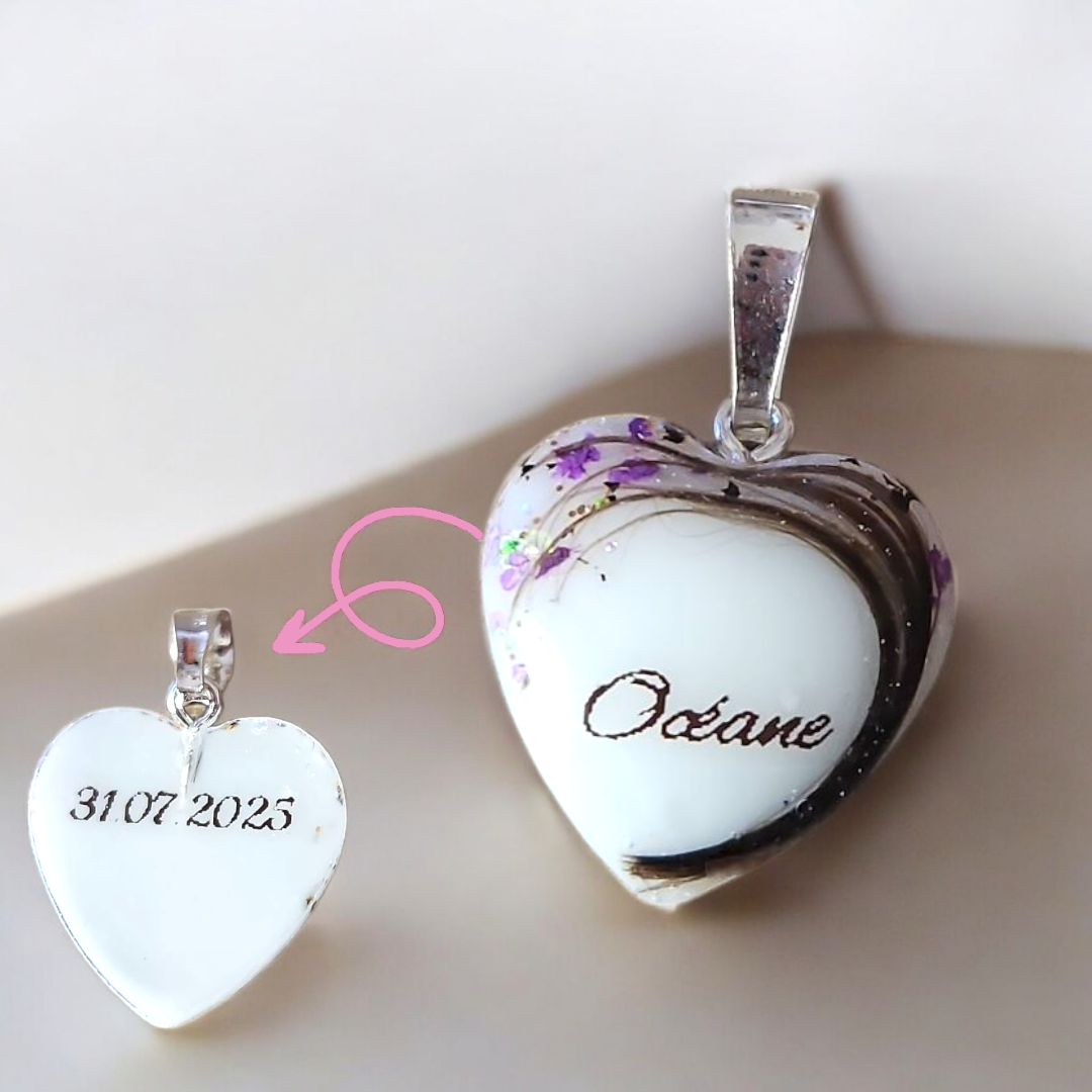 Pendentif Cœur - Arbre penché