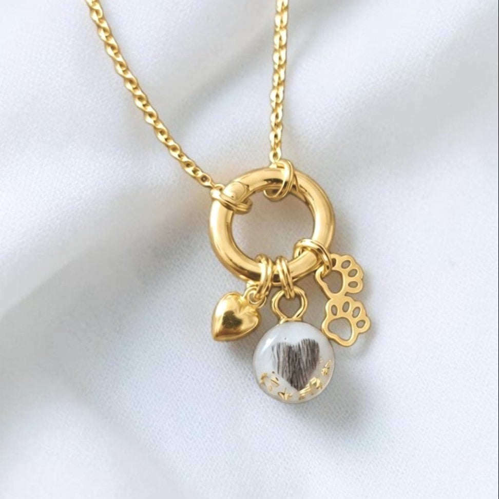Pendentif Pampilles Poils d'animaux