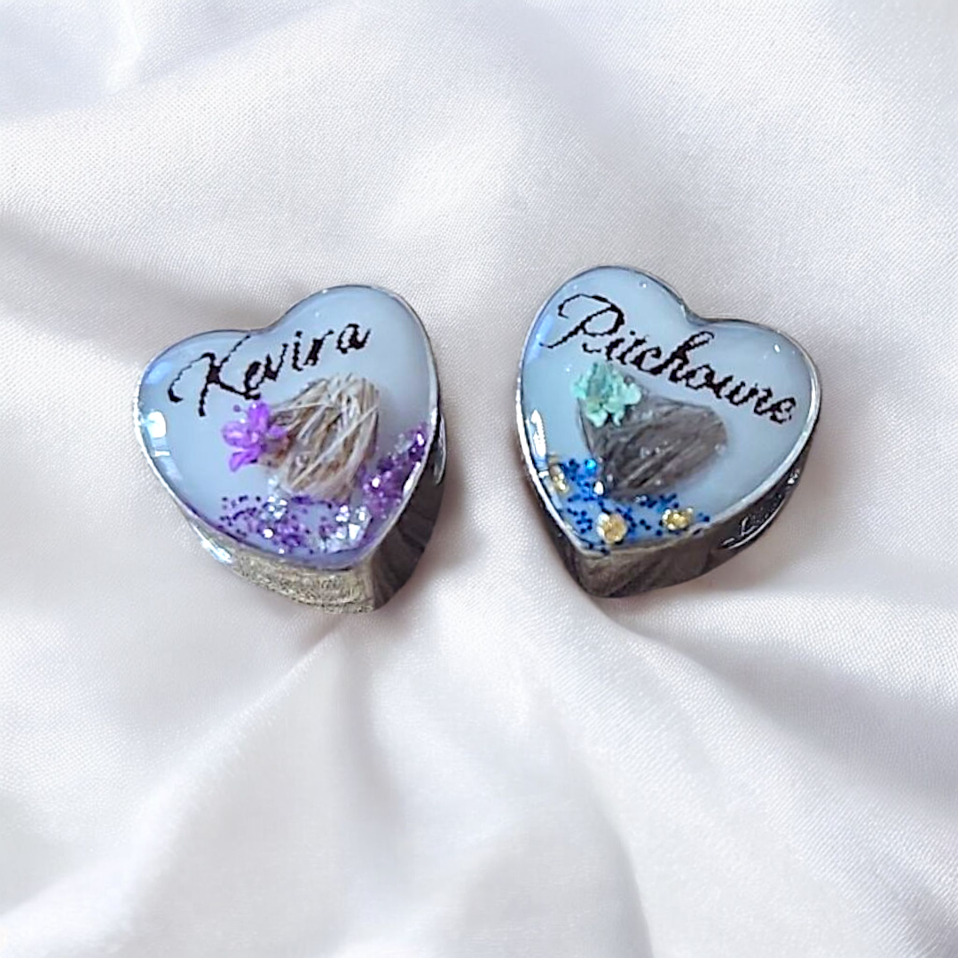 Charm Cœur poils d'animaux