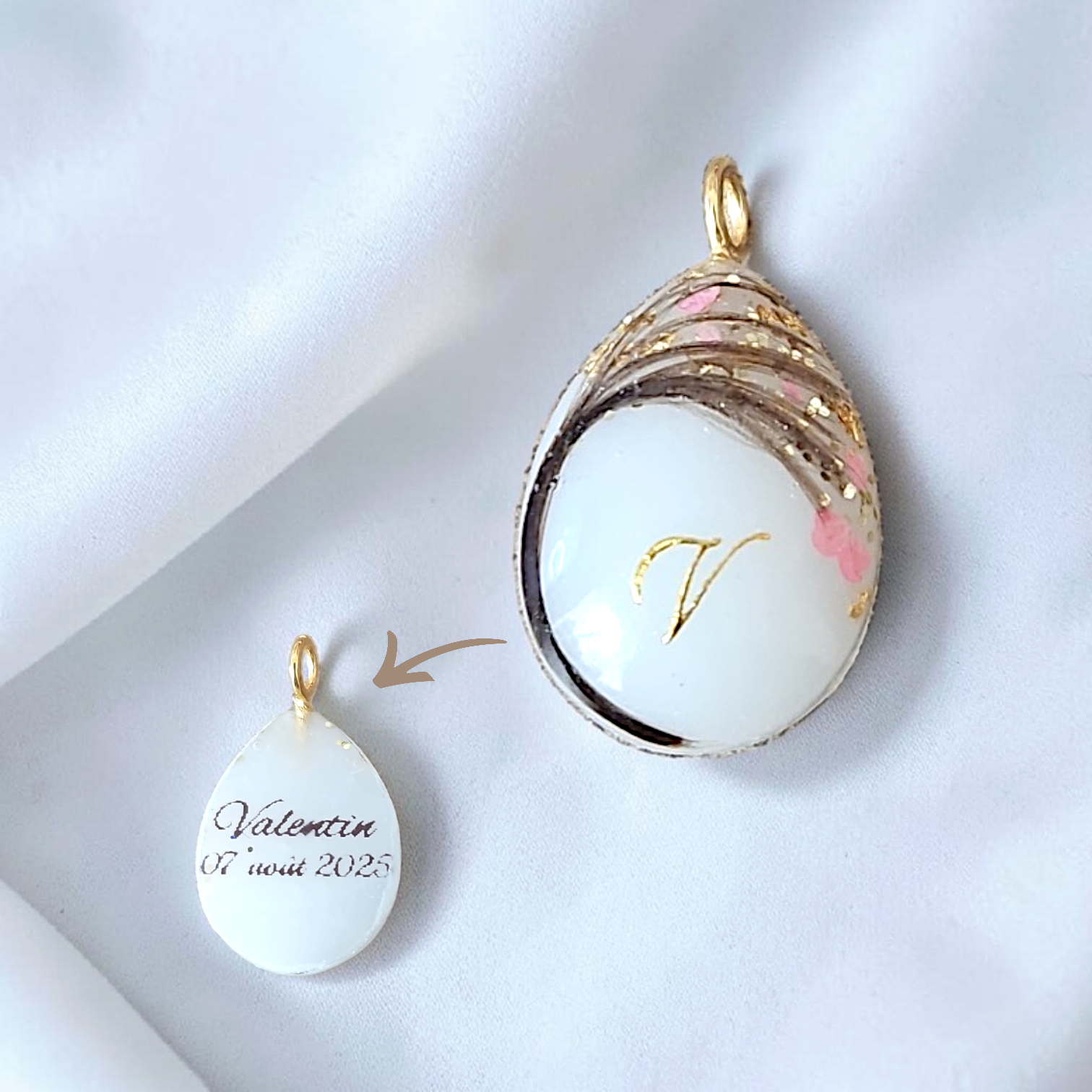 Pendentif Goutte - Arbre de vie