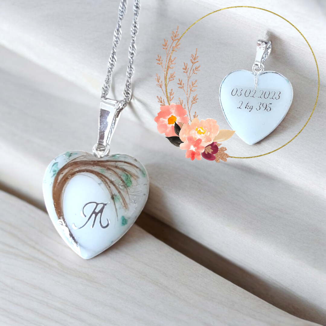 Pendentif Cœur - Arbre penché