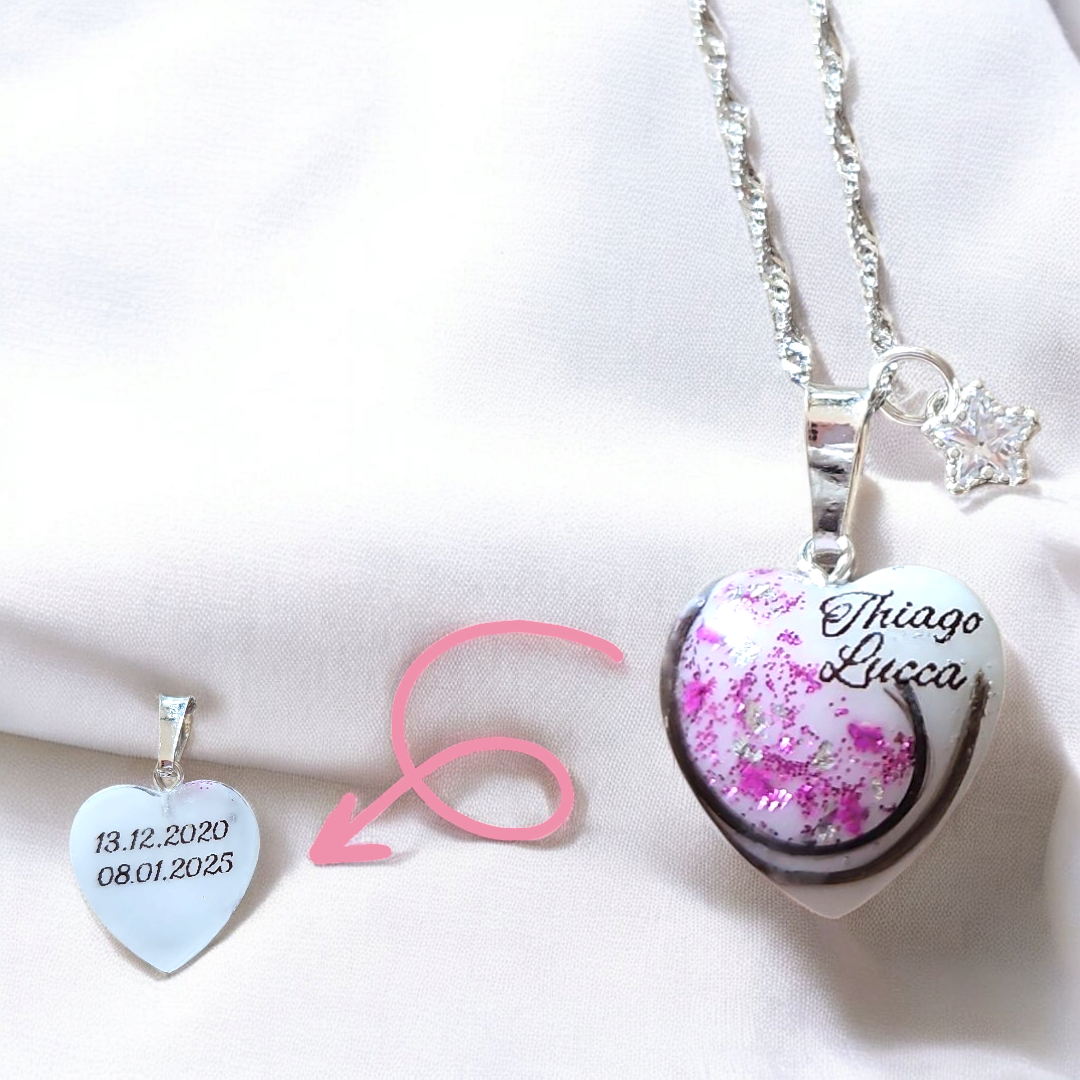 Pendentif Cœur - Ellipse