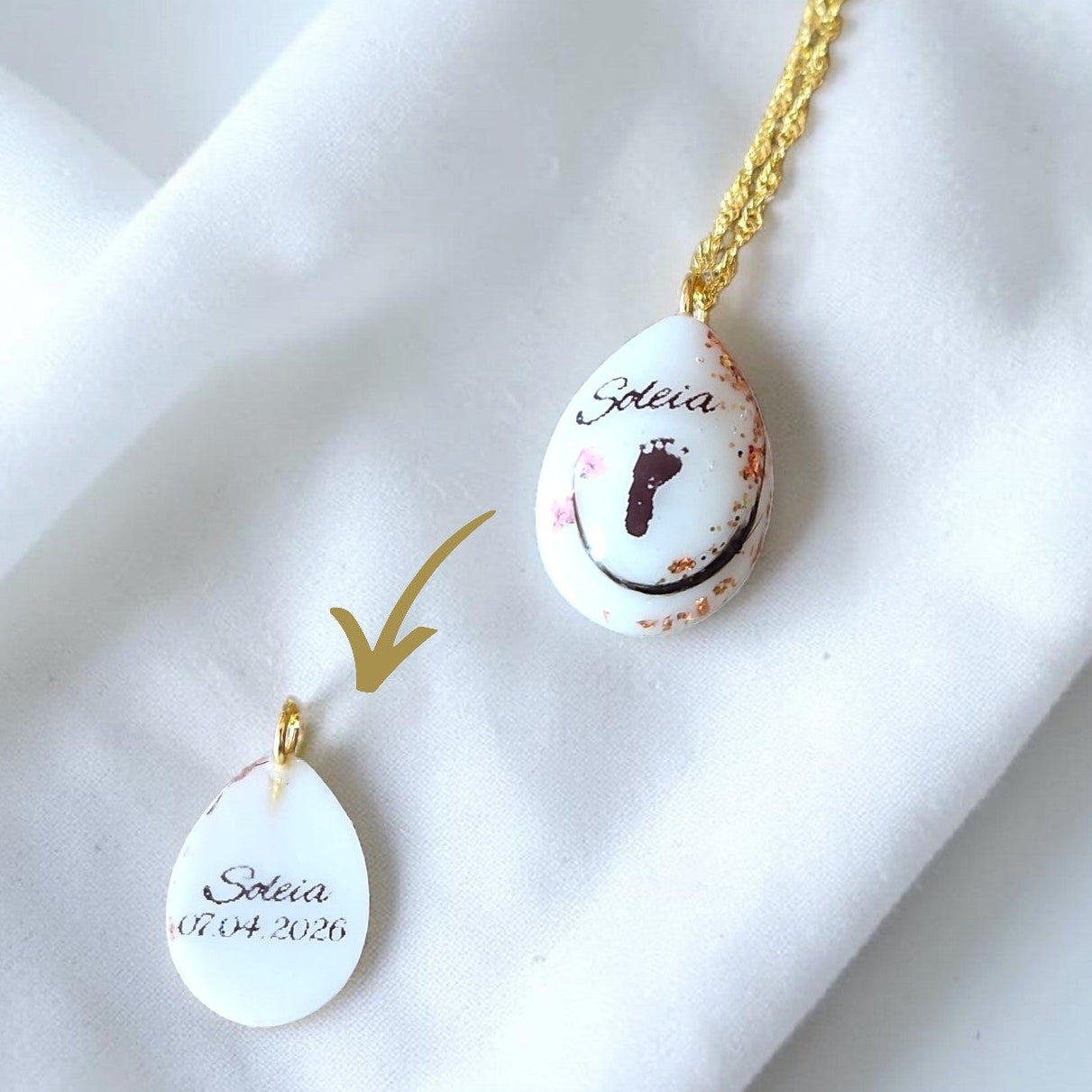 Pendentif Goutte - Ellipse